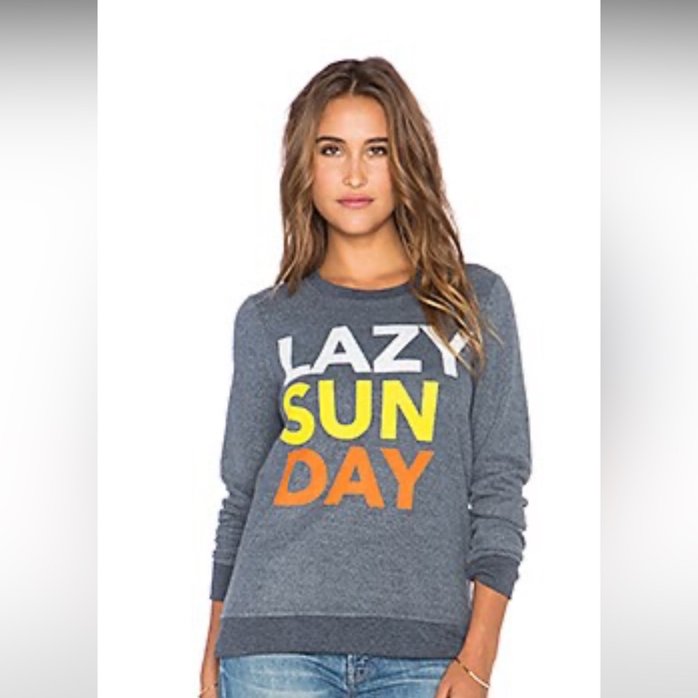 CHASER Lazy Sunday Sweatshirt in Avalon Size M